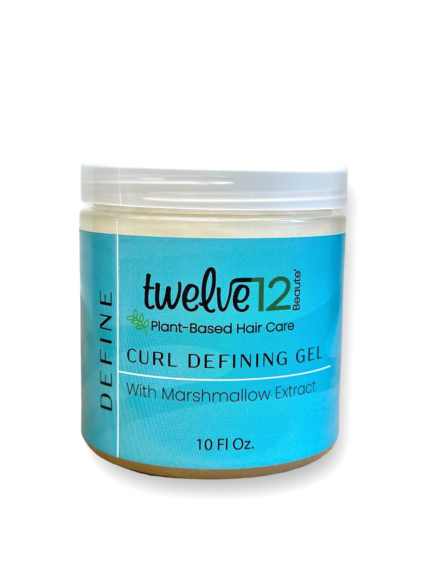 Gel définissant les boucles Twelve12 avec extrait de guimauve dans le kit complet soins cheveux